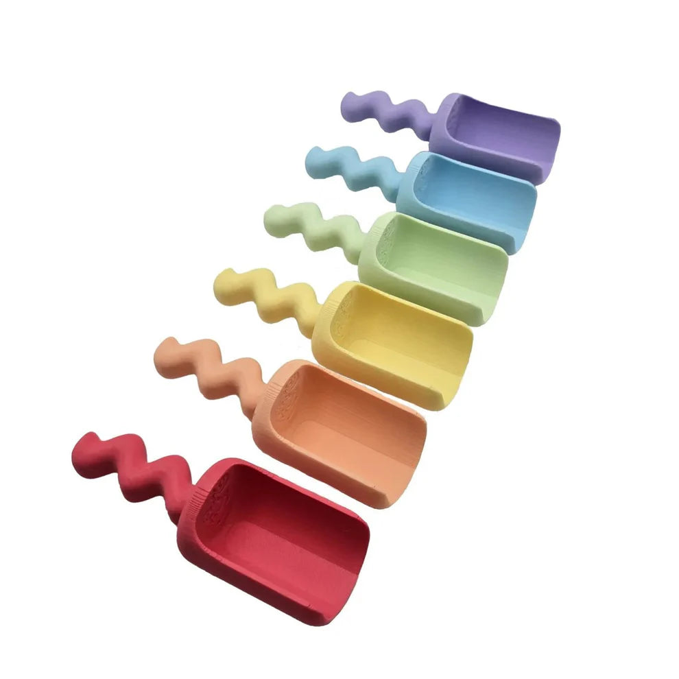 schopje - wave - pastel blauw