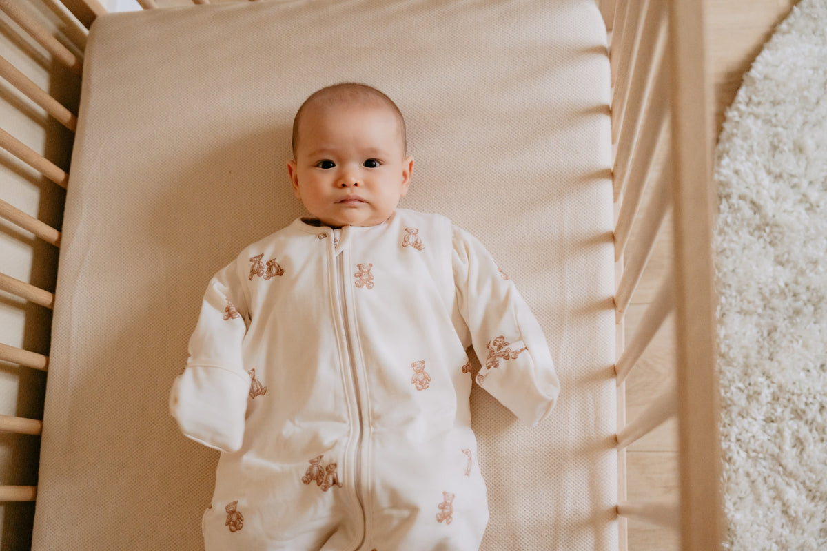 newborn slaapzak 0-6M - teddy bears