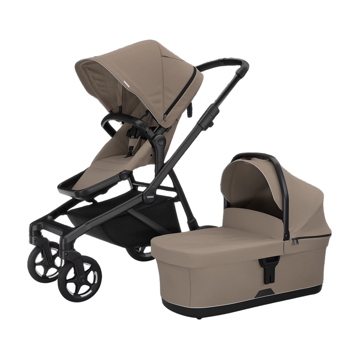 sleek 2 kinderwagen - taupe