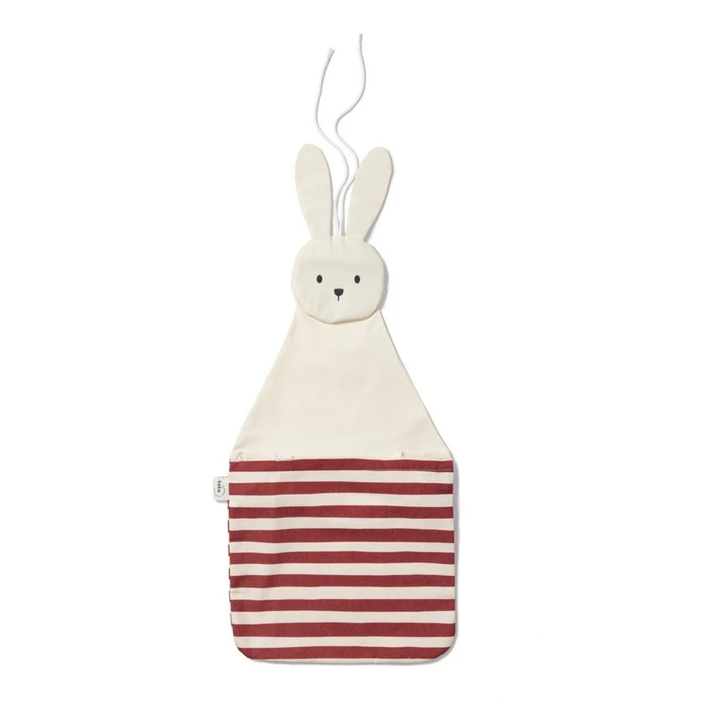 toto opbergzak & wall hanger - konijn