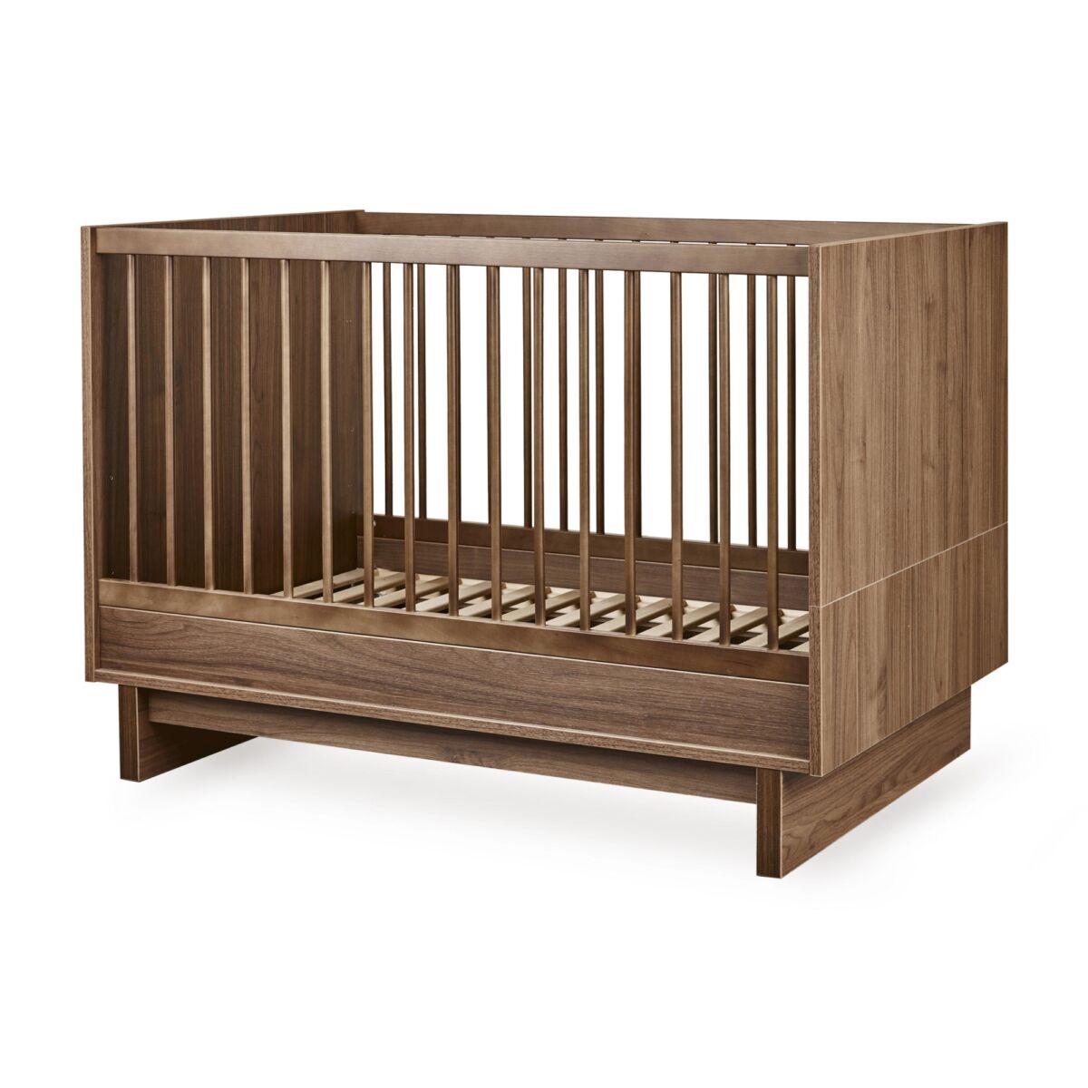 kyo meegroeibed - 120x70 cm - walnut