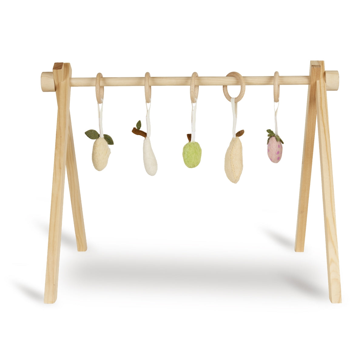 set van 5 speeltjes - fruit