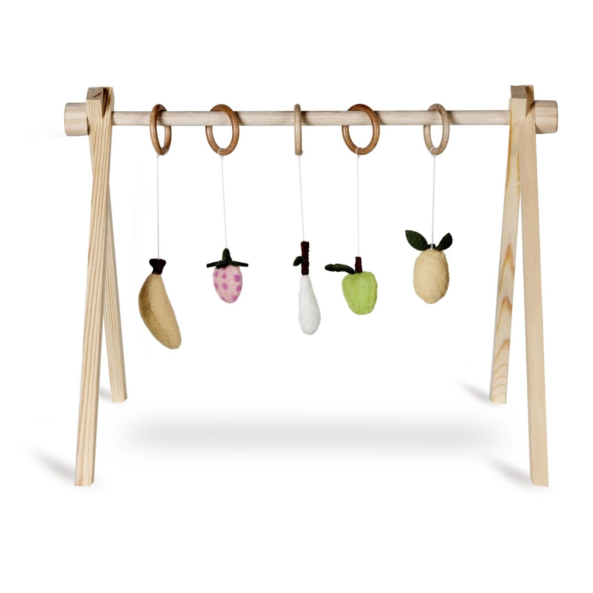 set van 5 speeltjes - fruit