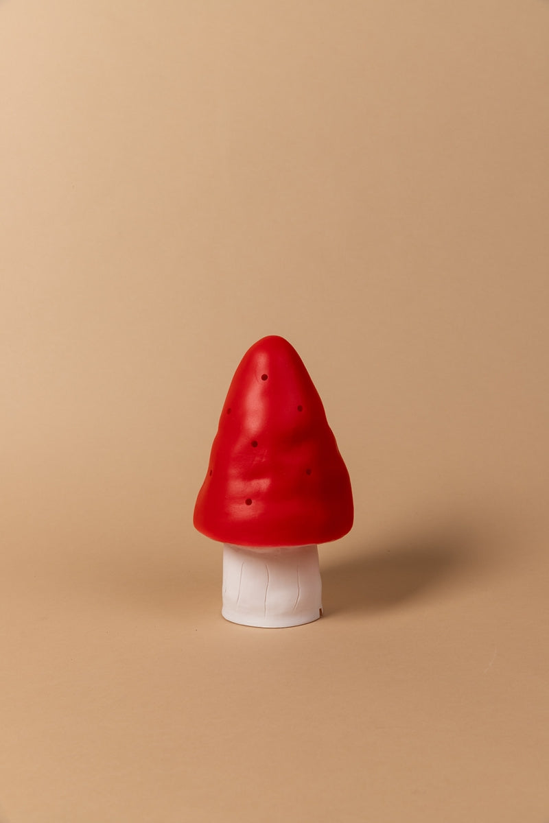 paddenstoel lamp - klein - rood