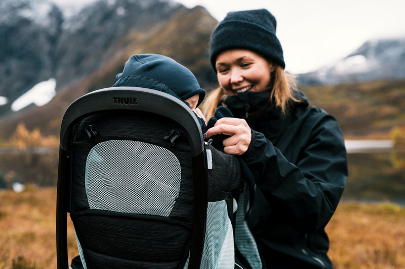 sapling kinderdrager - black