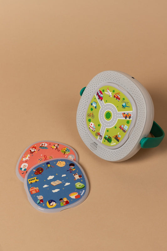 timio speler + 5 discs -oplaadbaar