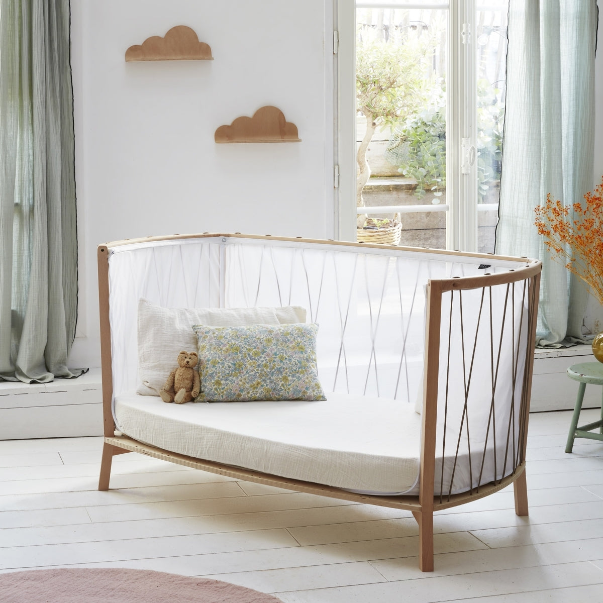 kimi baby bed met matras en topper - desert
