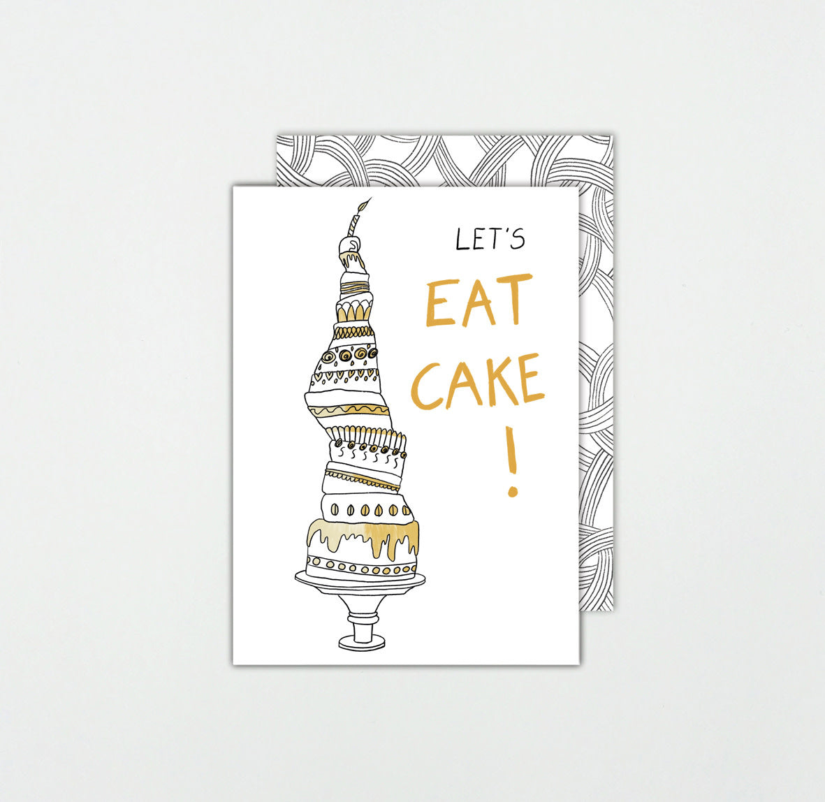 card - let's eat cake