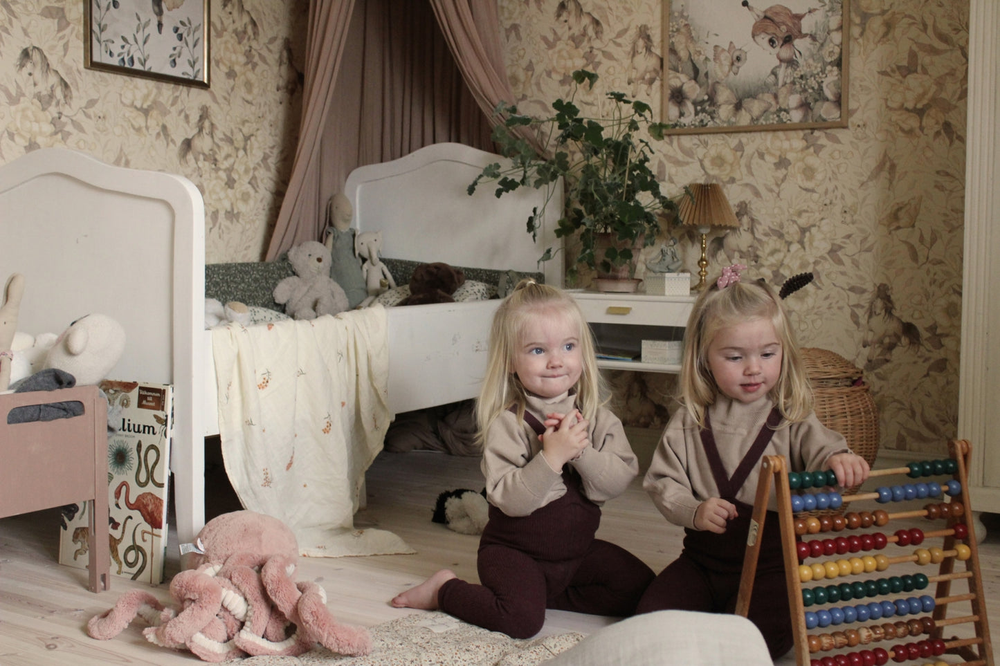 footless cotton tights - fig blend