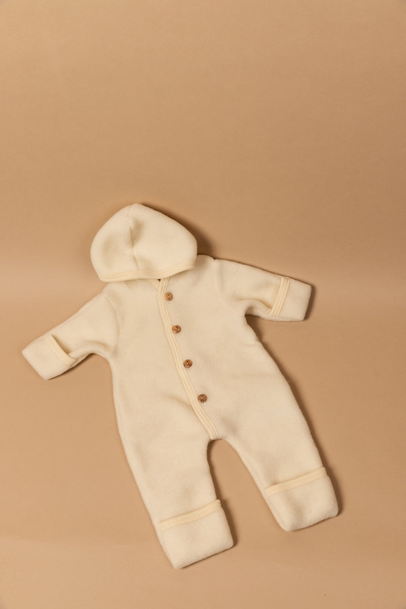 wollen overall - natural