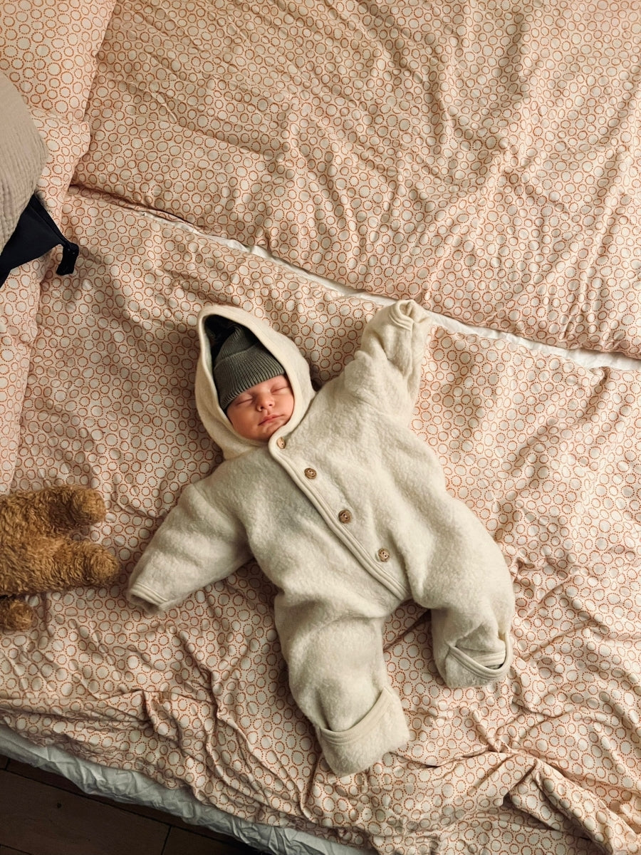 wollen overall - natural