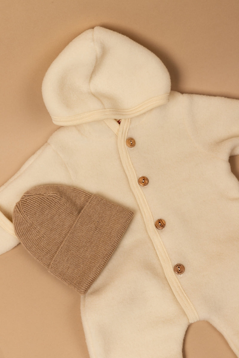 wollen overall - natural