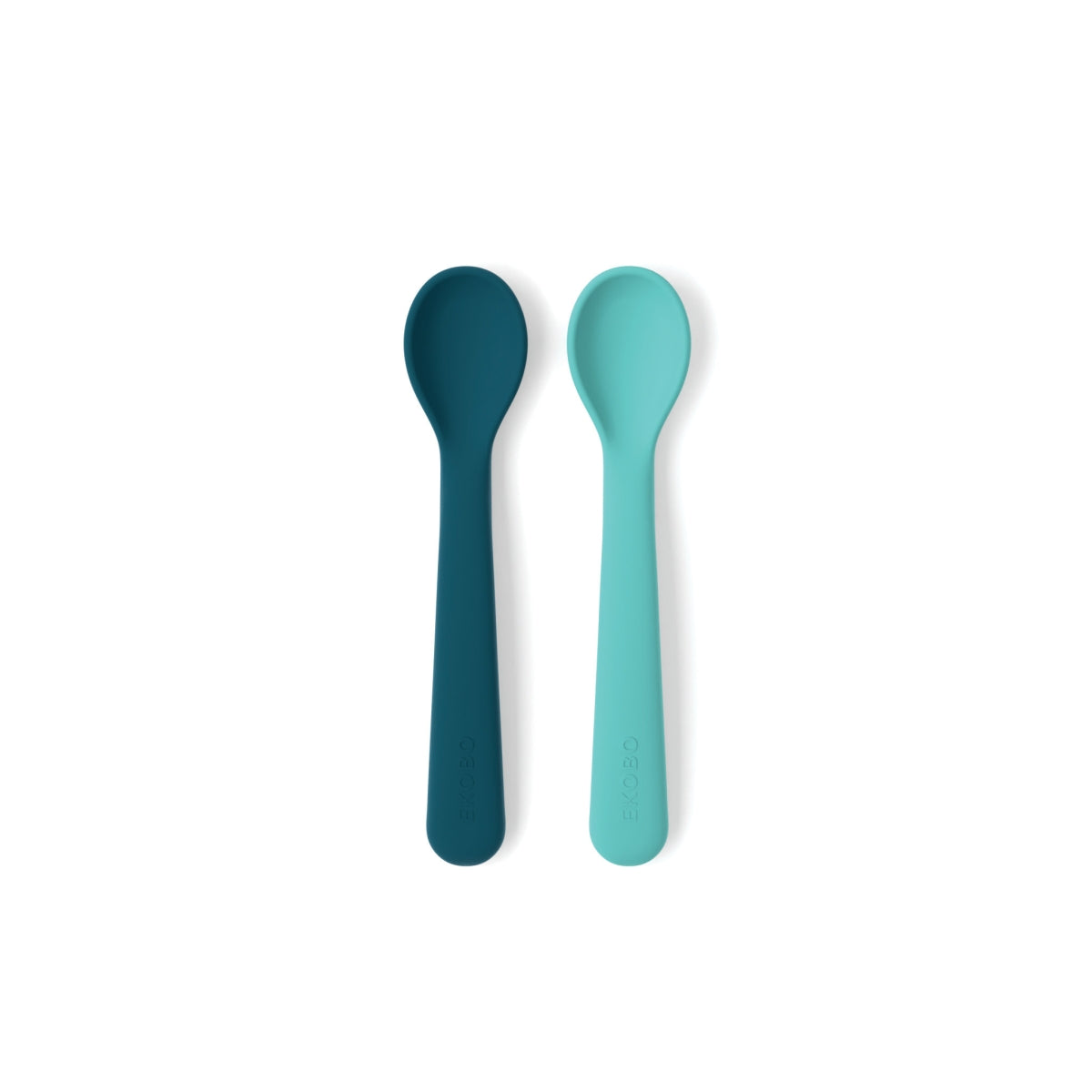 set van 2 silicone lepels - blue abyss/lagoon