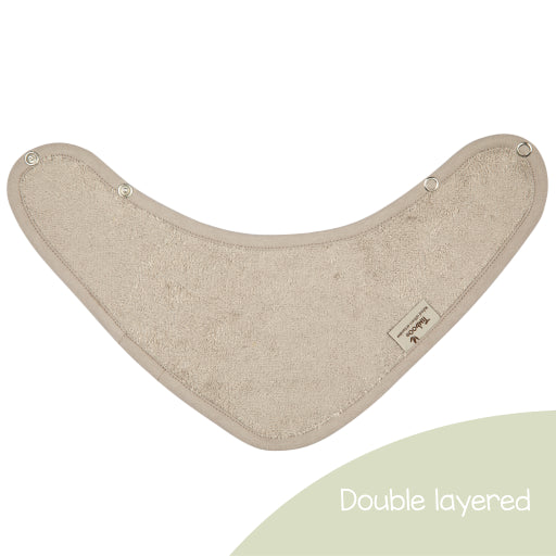 bandana slab - dubbele laag - feather grey