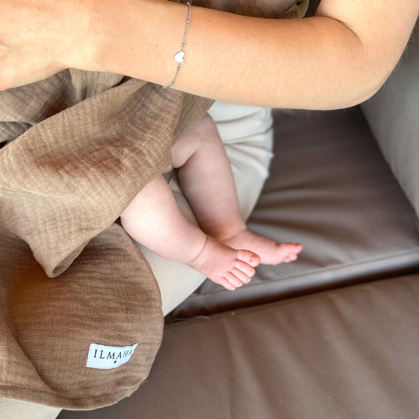 voedingsdoek - taupe