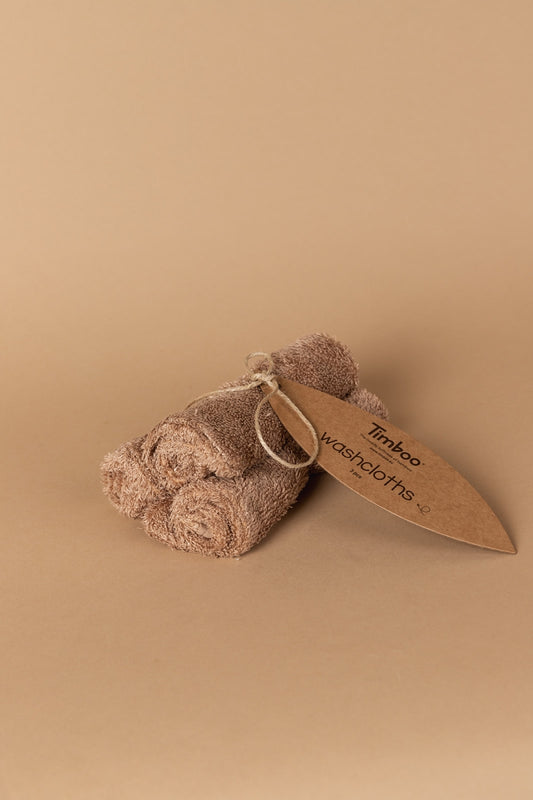 set van 3 washandjes - savannah sand