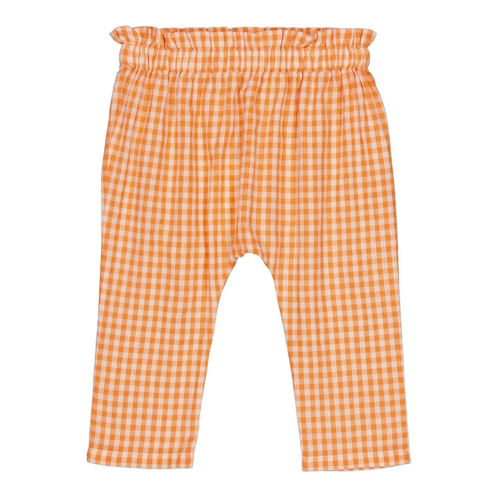 vlady baby pants gingham apricot