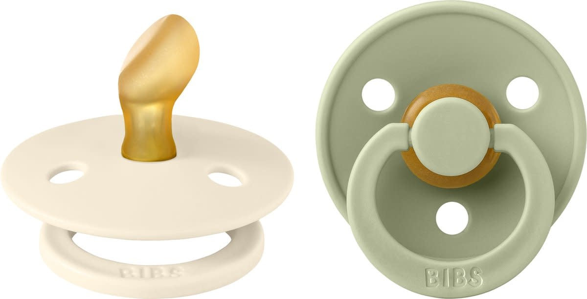 2 pack latex - 6-18m - anatomical ivory/sage