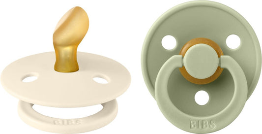 2 pack latex - 6-18m - anatomical ivory/sage