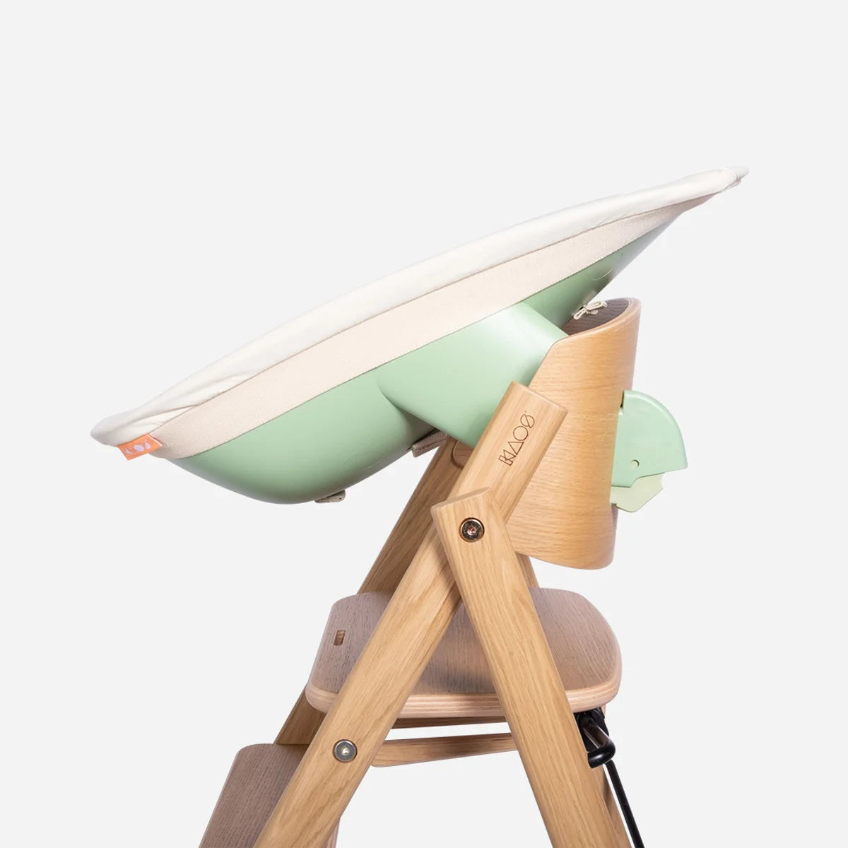 newborn seat voor kaos eetstoel - cream / fish net green