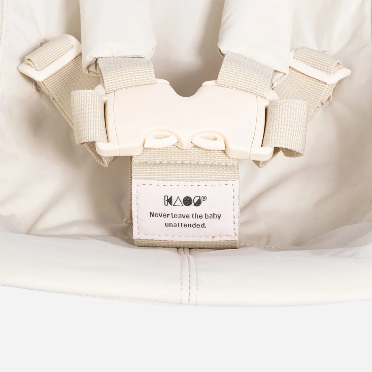 newborn seat voor kaos eetstoel - cream / fish net green