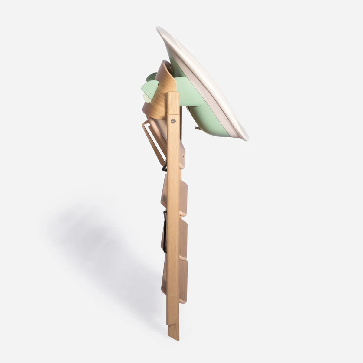 newborn seat voor kaos eetstoel - cream / fish net green