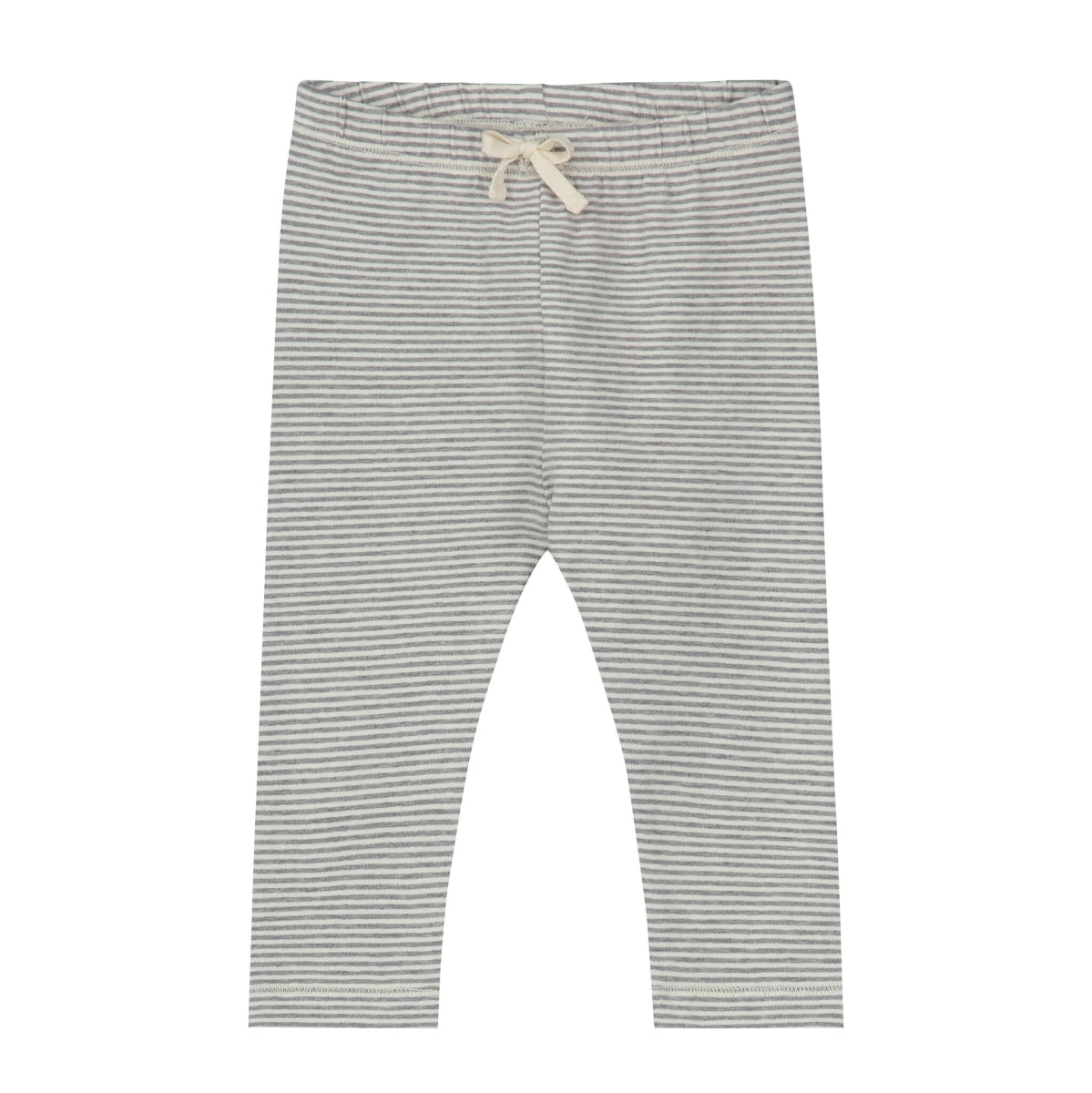 baby leggings - grey melange cream