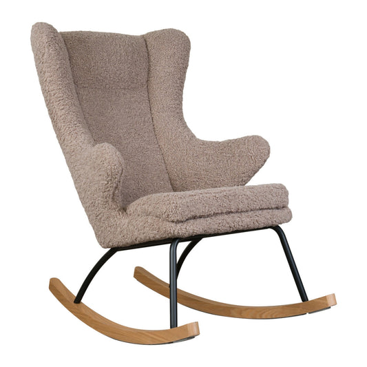 rocking adult chair de luxe - stone