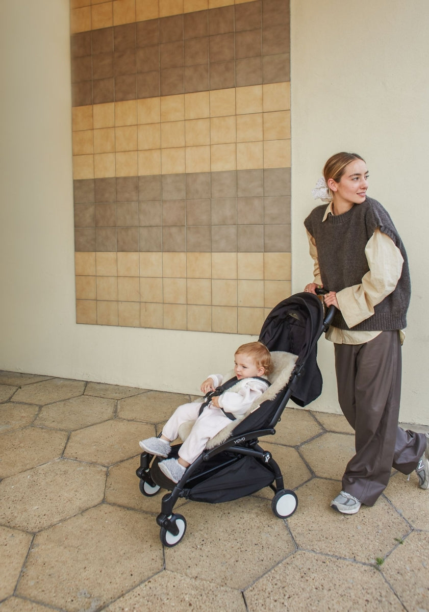 schapenvacht inlegger - peanut