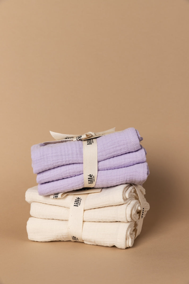 3-pack tetradoeken - lavender