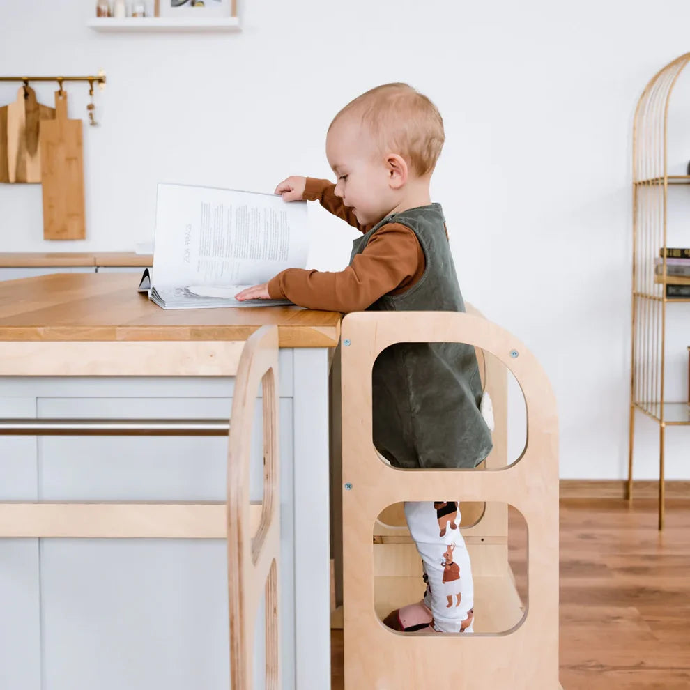 aanpasbare leertoren - hout