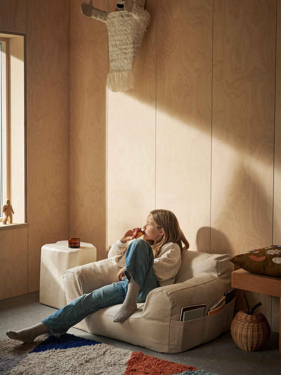 billow bean bag - off white