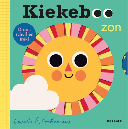 kiekeboe - zon - draai, schuif & trekboekje