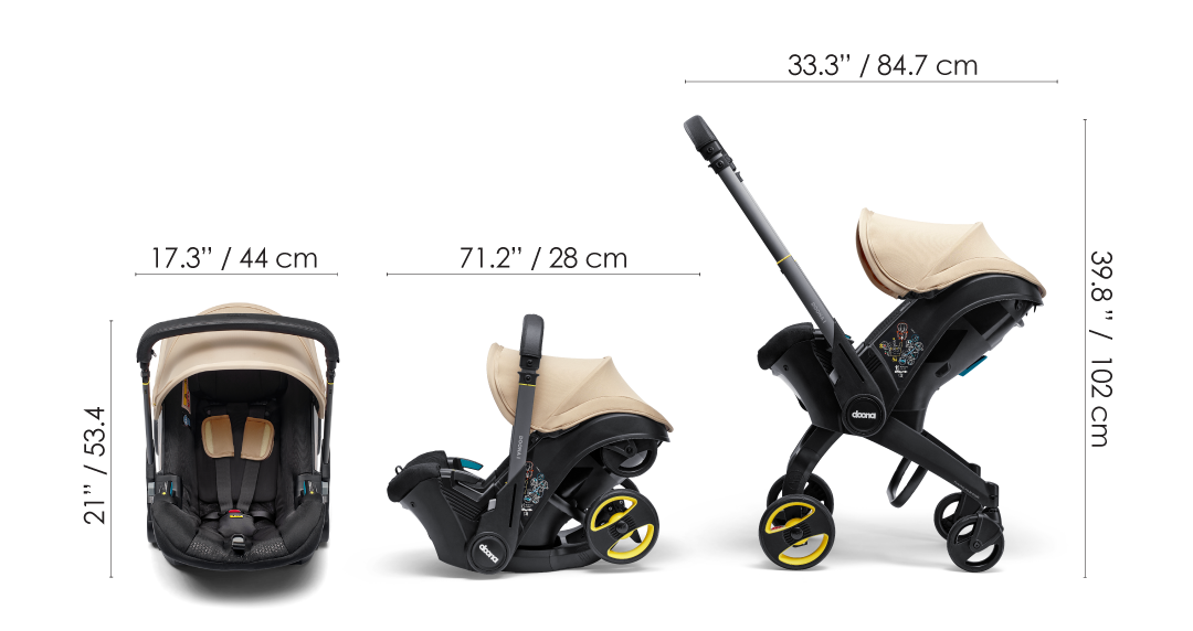 doona i autostoel & kinderwagen - sahara sand