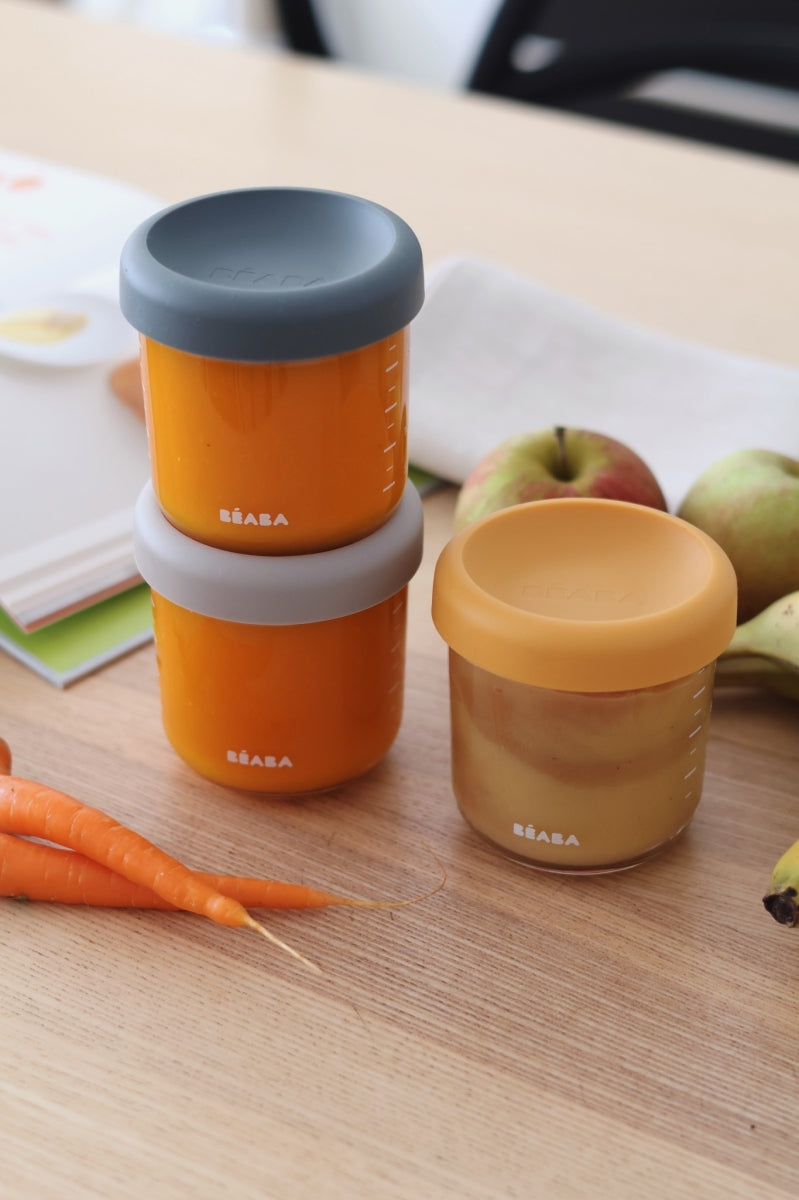 set van 6 glazen potjes - 250ml