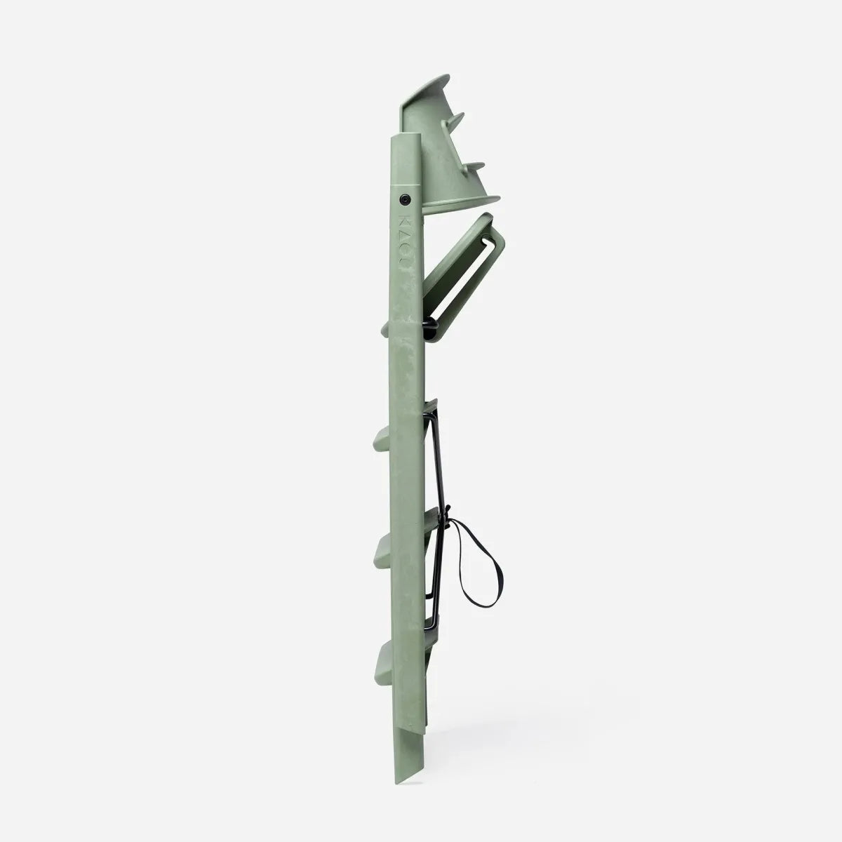 klapp eetstoel - recycled plastic - mineral green
