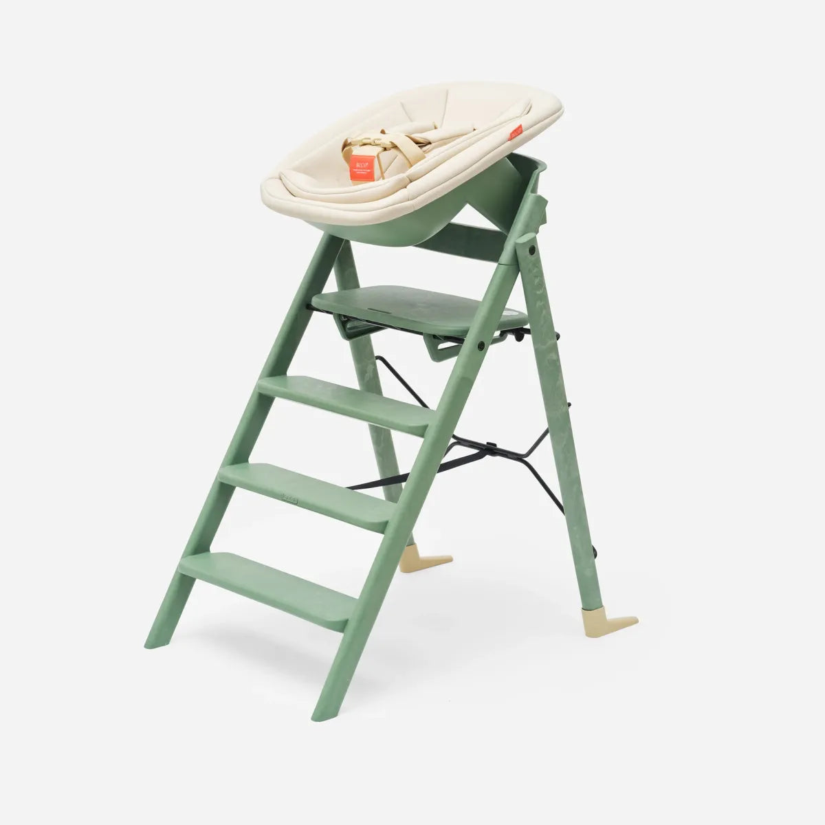 klapp eetstoel - recycled plastic - mineral green