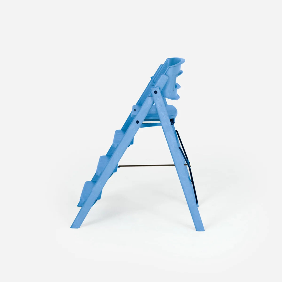 klapp eetstoel - recycled plastic - swedish blue