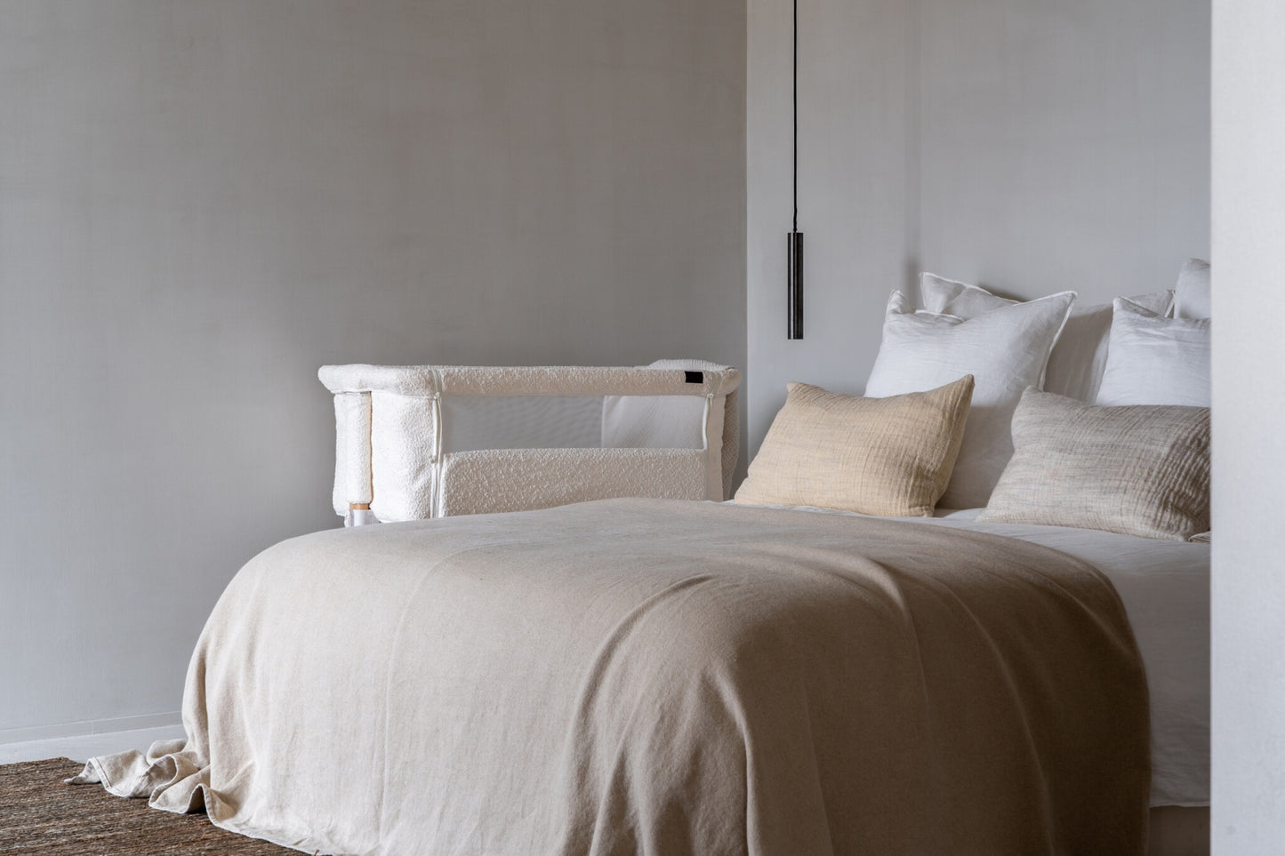 wieg side-by-side -  cream