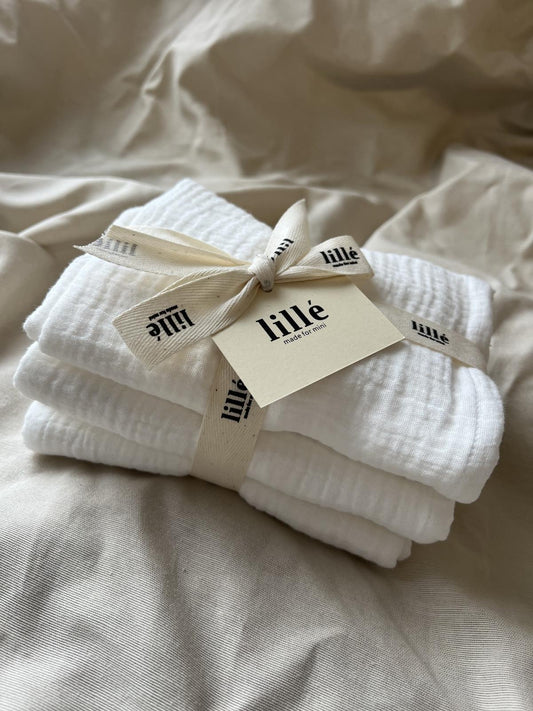 3-pack tetradoeken - cream