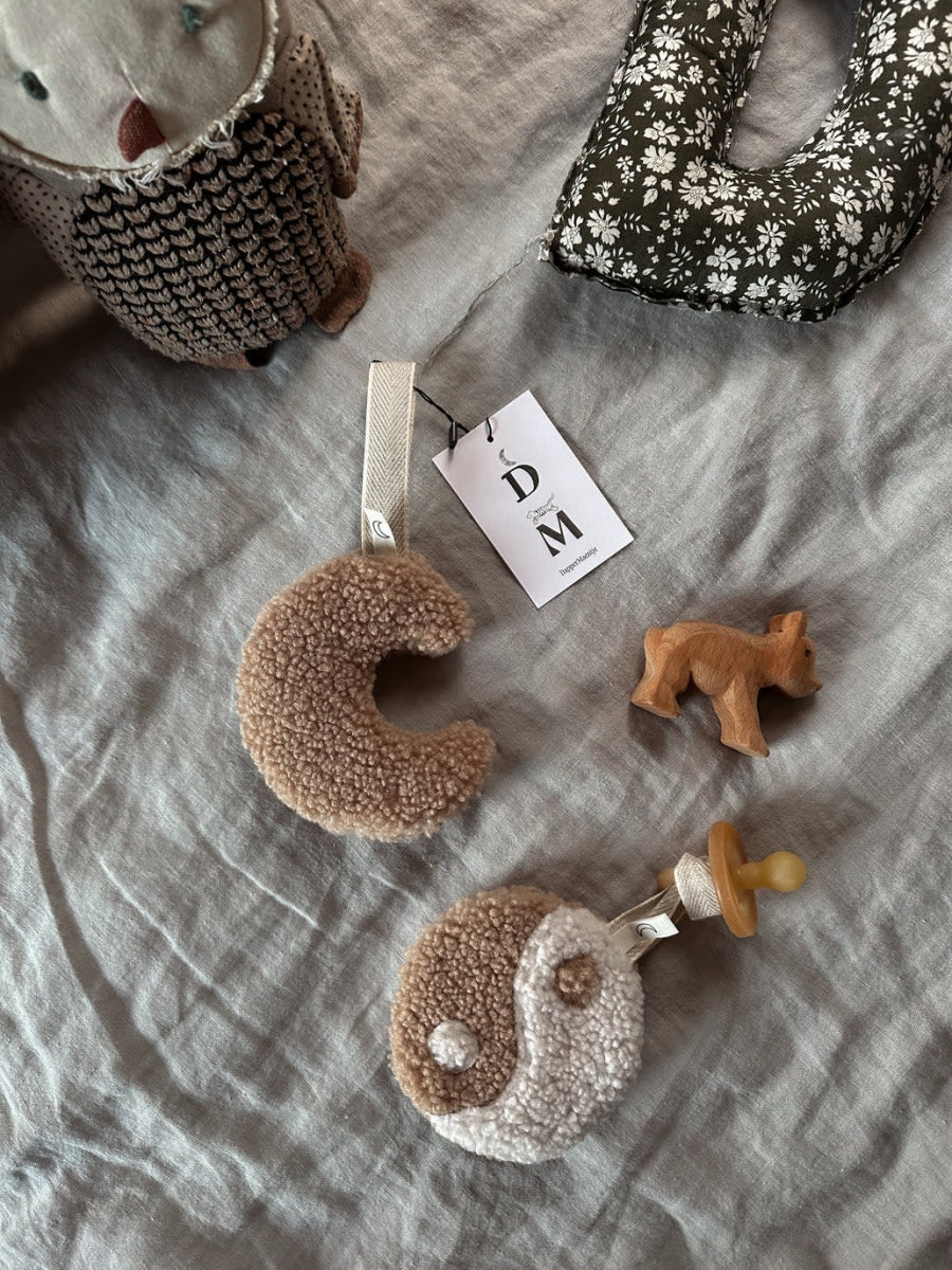 speendoekje - plush teddy - hazel latte