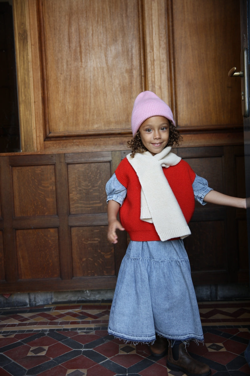 vest harvey kid - red