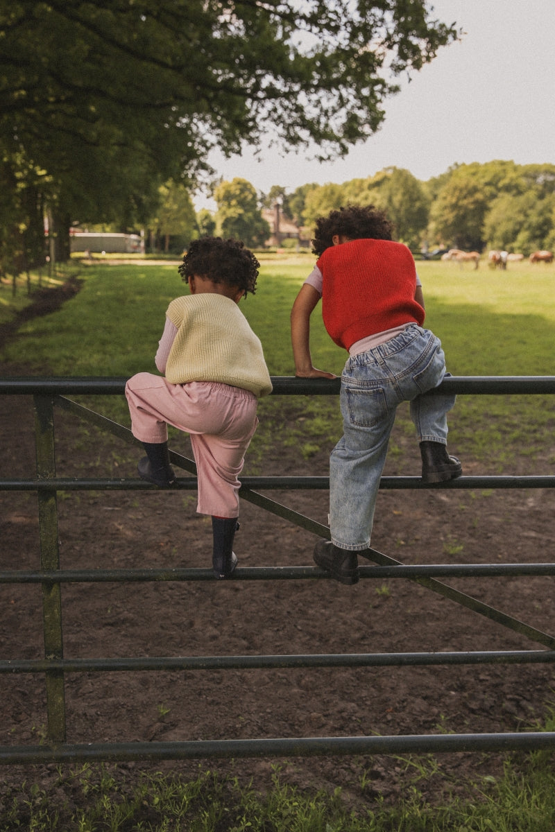 vest harvey kid - red