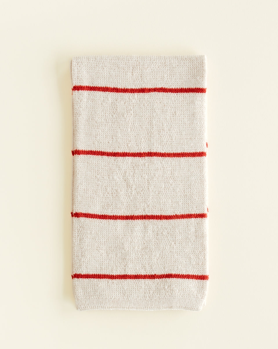 scarf igor - cream/red