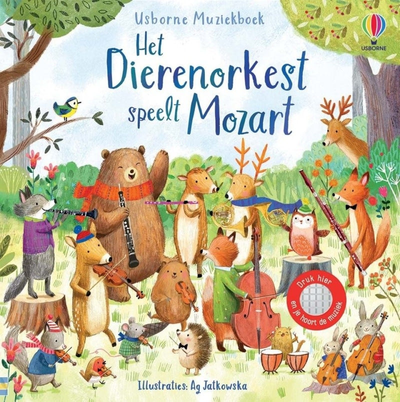 het dierenorkest speelt Mozart (muziekboek)