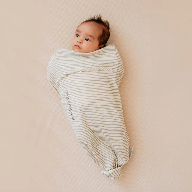 inbakerslaapzak piep - groene streepjes - TOG 0.5