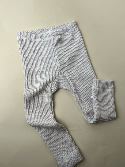 rib legging - 100% merinowol - crème