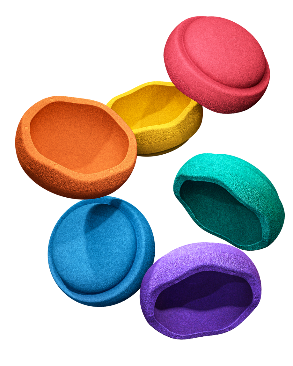 original mini rainbow classic - set of 6