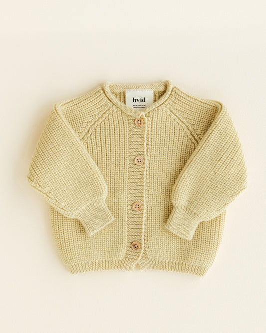 cardigan inga - light yellow