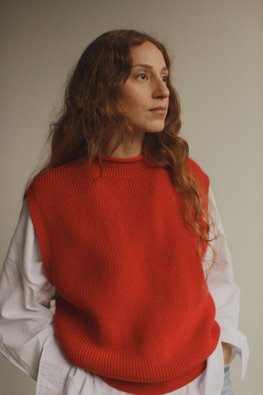 vest helle - red